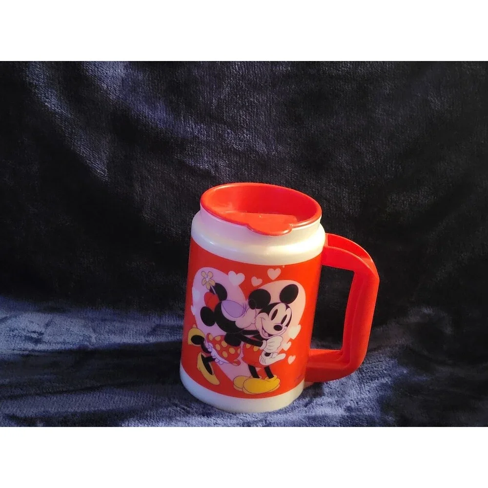Vintage Walt Disney World Refillable Mug Lot + Pirates of the Caribbean Popcorn